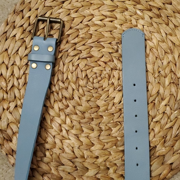 Boden Brown and Blue Leather Belts XS - Picture 3 of 6